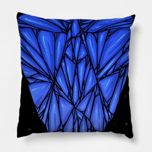 Blue diamond Pillow