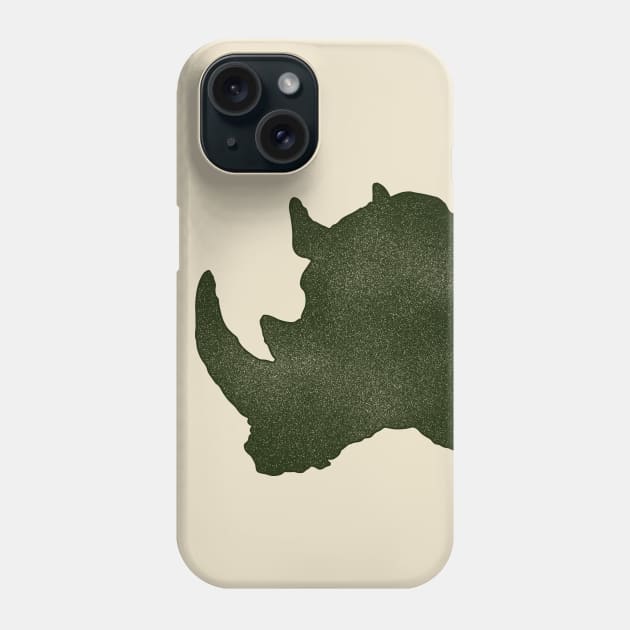Starry Rhino Phone Case by RadCoolguy