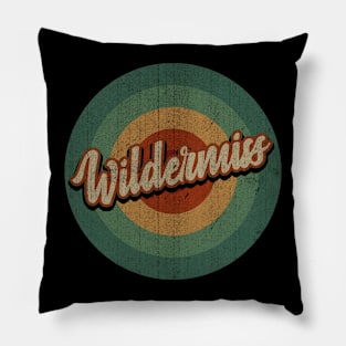 Circle Retro Vintage Wildermiss Pillow