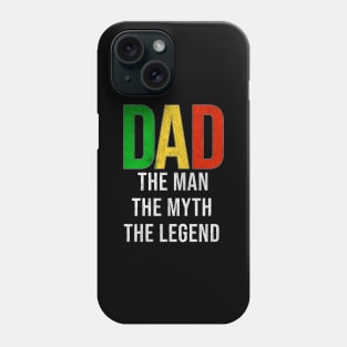 Malian Dad The Man The Myth The Legend - Gift for Malian Dad With Roots From Malian Phone Case