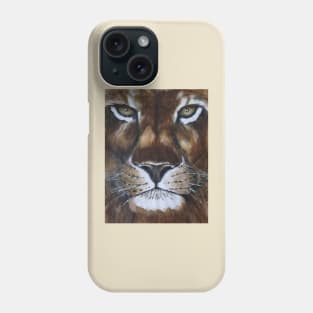 Brown lion Phone Case