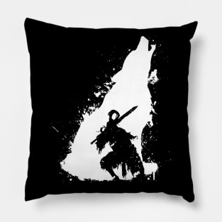 Walker of Abyss (version Silhouette) Pillow