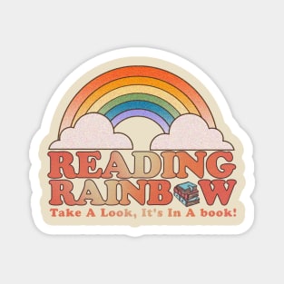 Reading Rainbow  - take a look, it's in a book! Magnet