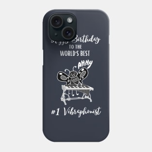 Depressed Butterfly Vibraphone Player Playing Vibraphone Music Phone Case