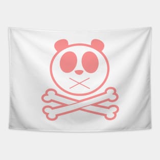 Panda Cross Bone - Pink Tapestry