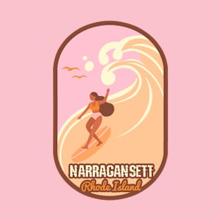 Narragansett surf girl T-Shirt