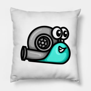 Turbo Snail Version 1 - Mint Pillow