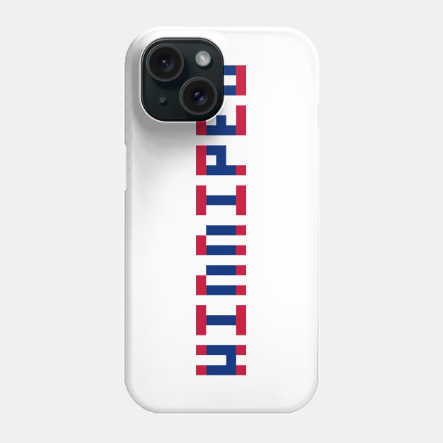 Pixel Hockey City Winnipeg 1996 Retro Phone Case by gkillerb