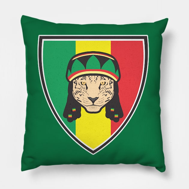 Reggae Leopard Pillow by ziiziilah