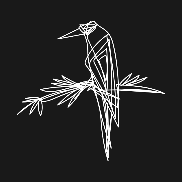Bird continuous line trendy illustration by Rohan Dahotre