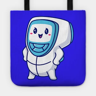 Cute Infrared Thermometer Cartoon Tote