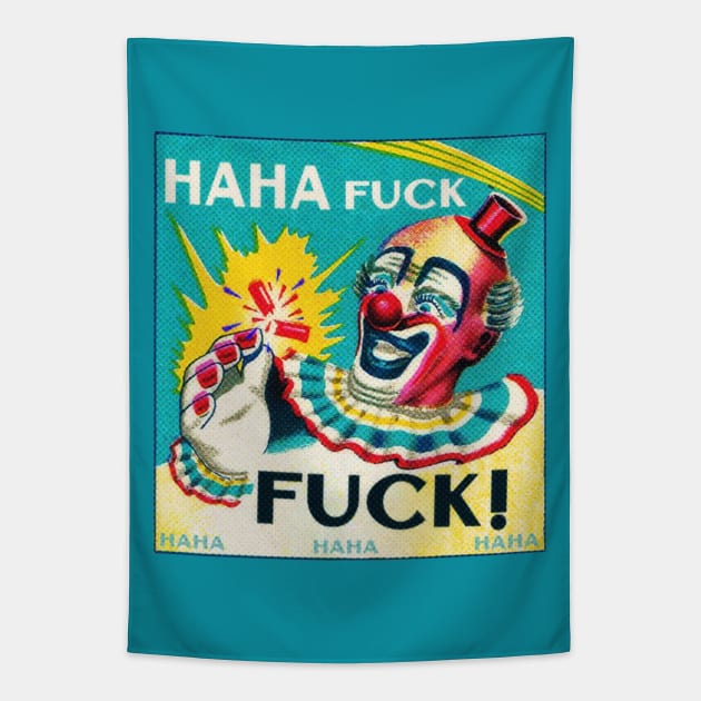 Clown Tapestry by Bubble Punk 