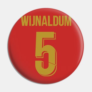 Gini Wijnaldum Prem winner Gold Pin