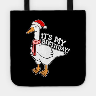 December Birthday Silly Goose Tote