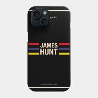 James Hunt Formula 1 Helmet Tribute Phone Case