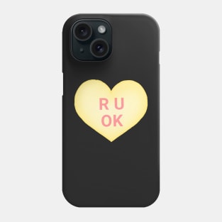 Cute Motivational Conversation Hearts Phone Case