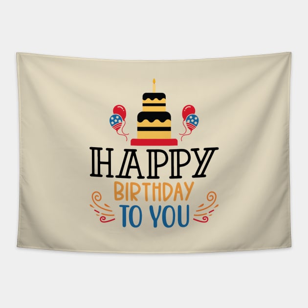 happy birthday to you Tapestry by autopic