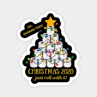 2020 Quarantine Christmas Toilet Paper Tree Magnet