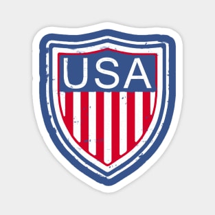 U.S.A. Retro Soccer Magnet