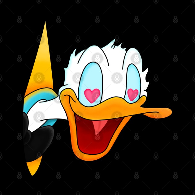 Donald in love by cariespositodesign