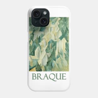 The Castle in La Roche Guyon (1909) by Georges Braque Phone Case