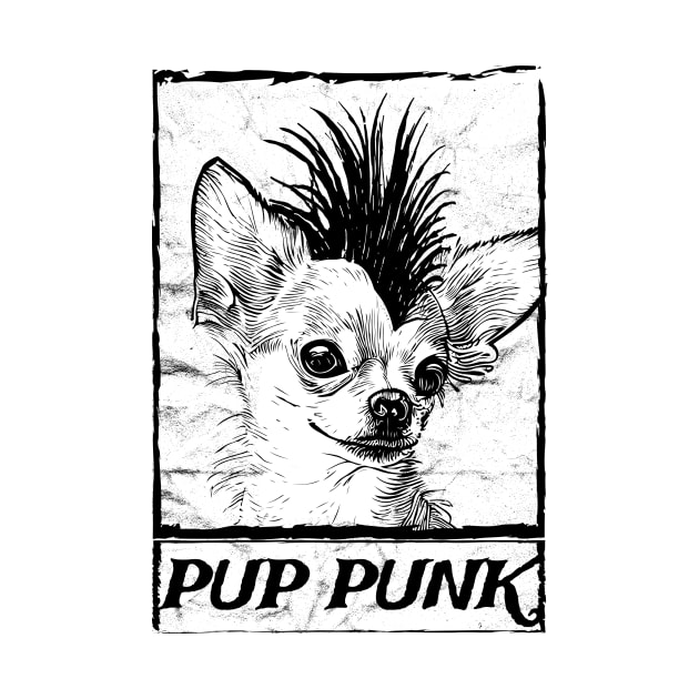 pup punk - punk rockers by Crocodile Store