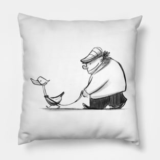 Walking the duck Pillow