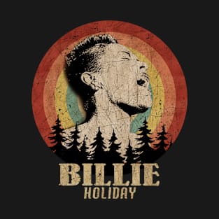 Retro Sunset Billie Holiday T-Shirt