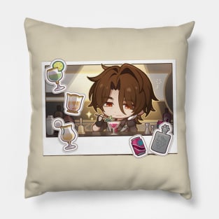 Honkai Star Rail Chibi Gallagher Drinks Pillow