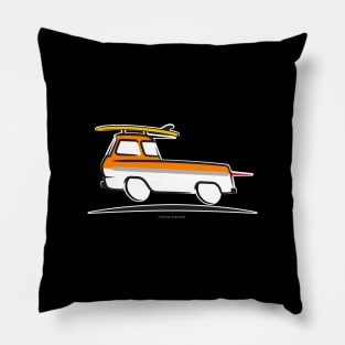 1961 Ford Econoline Pickup Truck with Surfboard Pillow