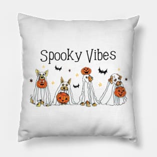 Retro Spooky Season PNG, Spooky Season Png, Halloween Png, Groovy Halloween png, Spooky Season Distressed, Spooky png, Retro png, Png File 23 Pillow