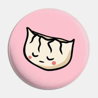 Sad Momo Kawaii Dumpling Pin