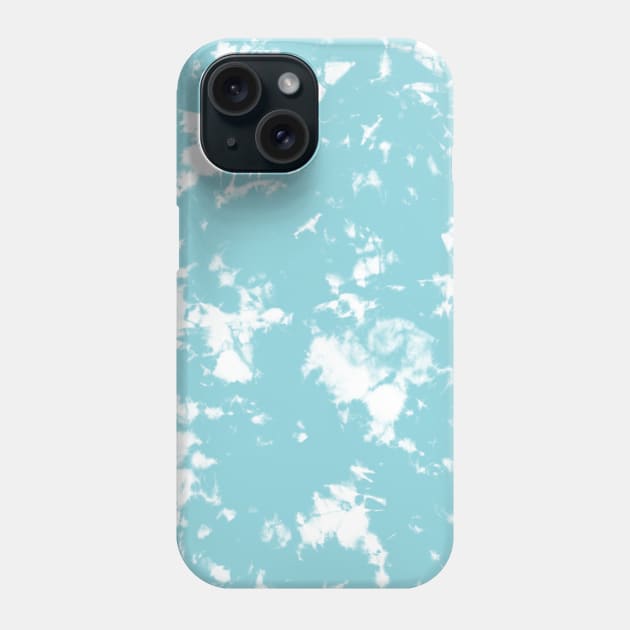 Blue pool water - Tie Dye Shibori Texture Phone Case by marufemia