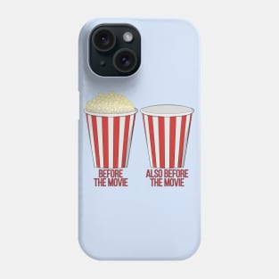 Popcorn at the cinema Phone Case