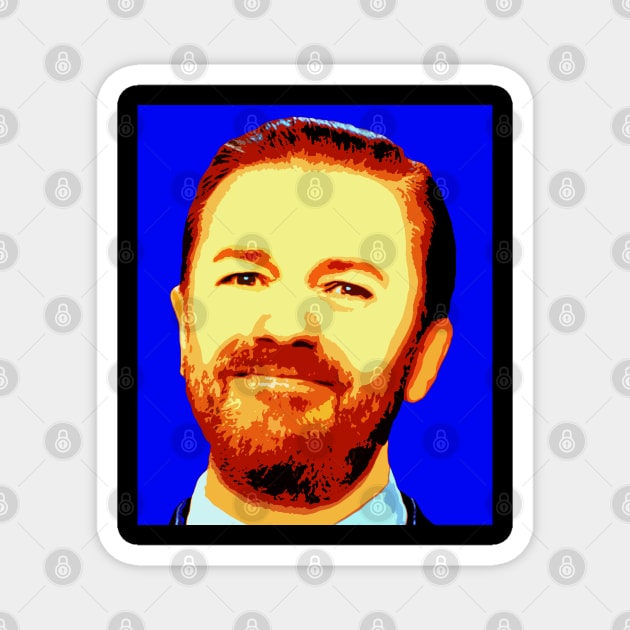 ricky gervais Magnet by oryan80