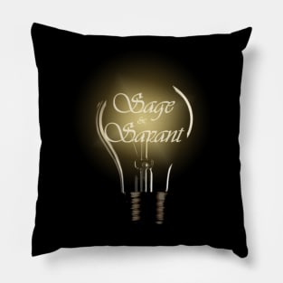 Sage and Savant logo transparent Pillow