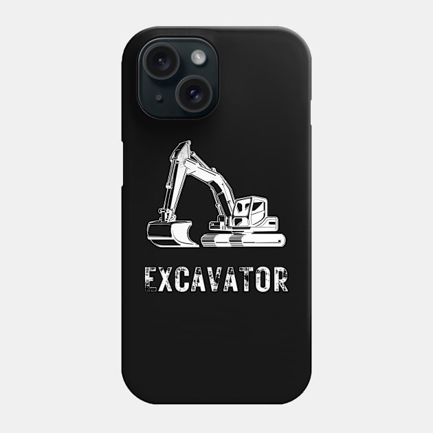 excavator Phone Case by vaporgraphic