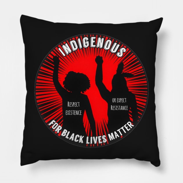 Indigenous for BLM Pillow by Skidskunx