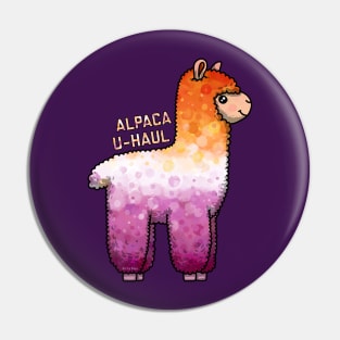 Alpaca U-Haul Pin