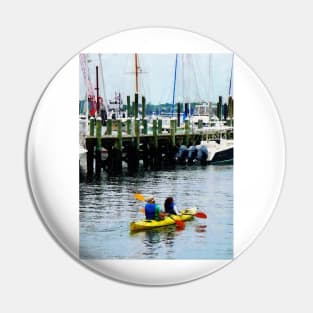 Newport RI - Kayaking In Newport Pin