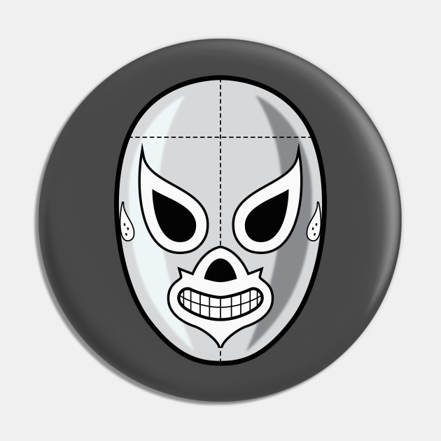 La Mascara de El Santo - Lucha Libre - Pin | TeePublic