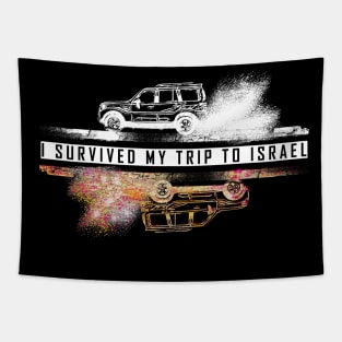 I Survived my trip to Israel Tapestry