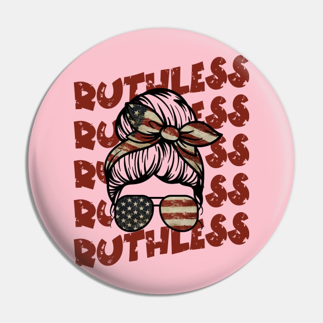 Messy Bun Roevember Ruthless Pin by Teewyld