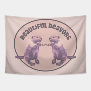 Beautiful Beavers Tapestry