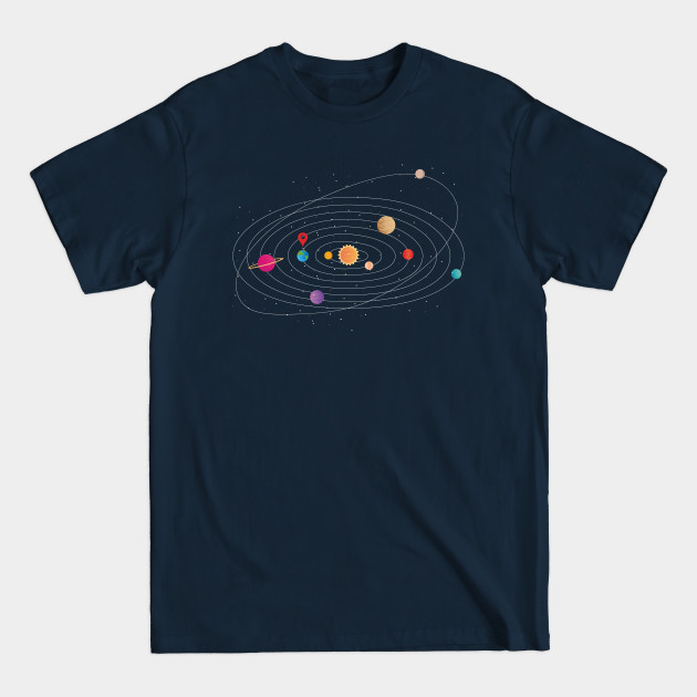 Discover Solarsytem Cosmos Planet Orbits Universe cosmology - Universe - T-Shirt