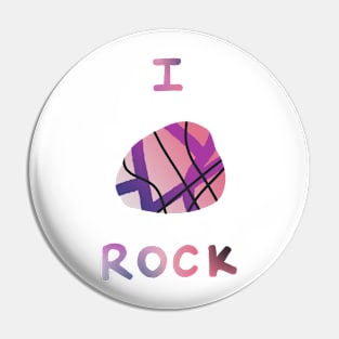 Pride rocks - genderfluid Pin