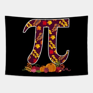 Pi Funny Math Pie Thanksgiving Fall Autumn Tapestry