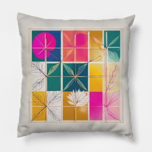 Abstract Botanical Art Pillow