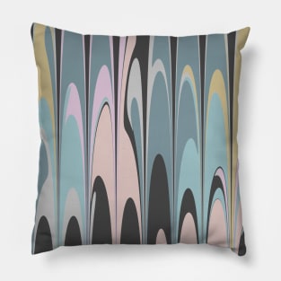 Abstract Pastel Illustration Pillow