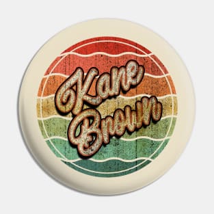 Retro Vintage Kane Brown Pin